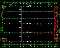 三層剛架結(jié)構(gòu)廠房建筑全套施工圖紙 含結(jié)構(gòu) 水電