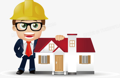 建筑工程師矢量素材